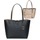 Bags Women Shopping Bags / Baskets Lauren Ralph Lauren MERRIMACK REVERSIBLE TOTE MEDIUM Black / Taupe
