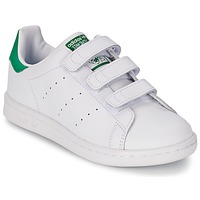 Shoes Children Low top trainers adidas Originals STAN SMITH CF C White / Green