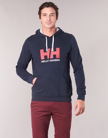 Clothing Men Sweaters Helly Hansen HH LOGO HOODIE Marine
