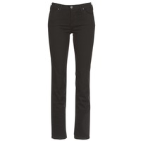 Clothing Women Straight jeans Lee MARION STRAIGHT Black