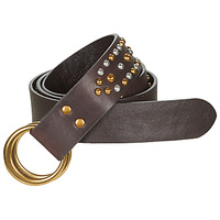 Clothes accessories Women Belts Polo Ralph Lauren DOUBLE O RING Brown