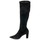 Shoes Women High boots Perlato JEANY Cam / Strech / Black