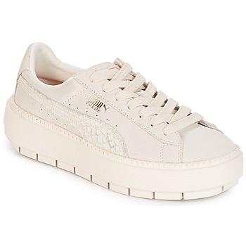 Puma  WN PLATFORM TRACE ANIMAL.W  women's Shoes (Trainers) in White