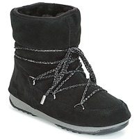 Shoes Women Snow boots Moon Boot LOW SUEDE WP Black