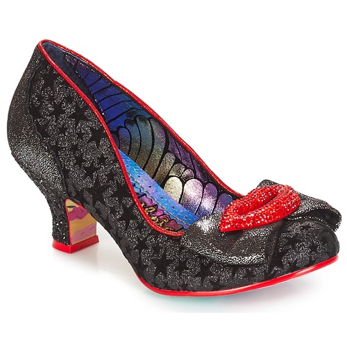 Shoes Women Heels Irregular Choice Carnival kiss  black / Silver