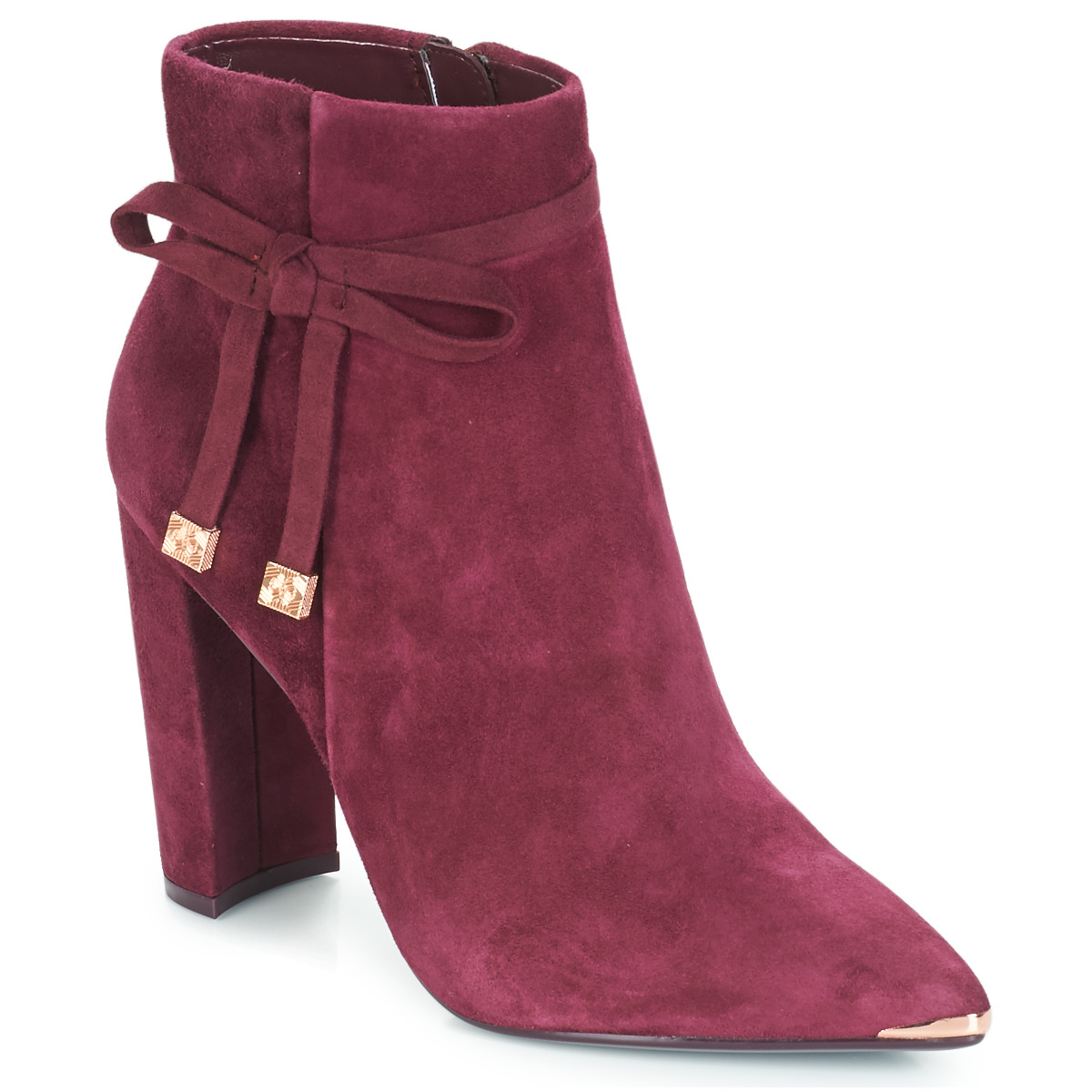 ted baker  qatena  women's low ankle boots in red