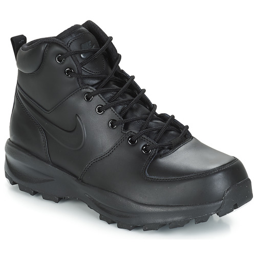 black leather nike boots