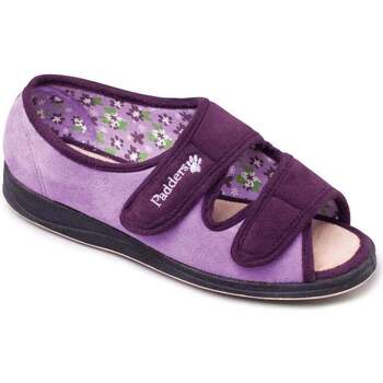 Padders  Lydia Womens Twin Strap Slippers  women's Slippers in Purple