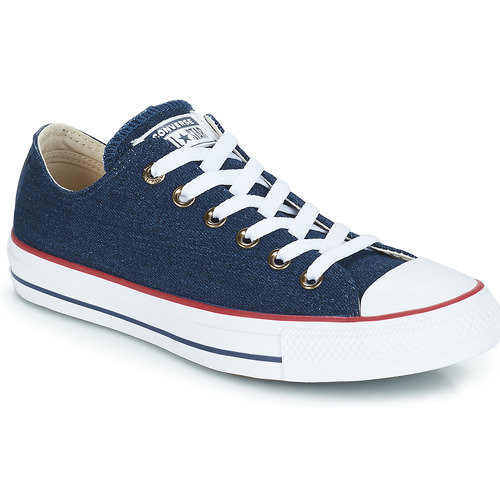 Converse ALL STAR DENIM OX Blue - Free delivery | Spartoo UK ! - Shoes Low  top trainers £ 