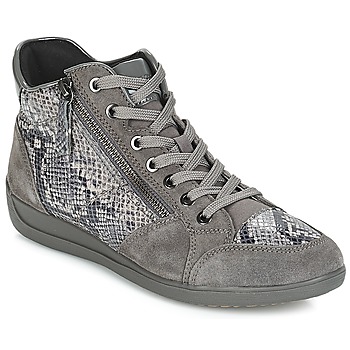 Geox  D MYRIA  women's Shoes (Trainers) in Grey