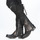 Shoes Women Thigh boots Airstep / A.S.98 SAINT EC PATCH Black