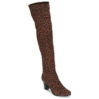 Shoes Women High boots André PRISCA 3 Leopard