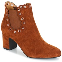 Shoes Women Ankle boots André ALESSIA Camel