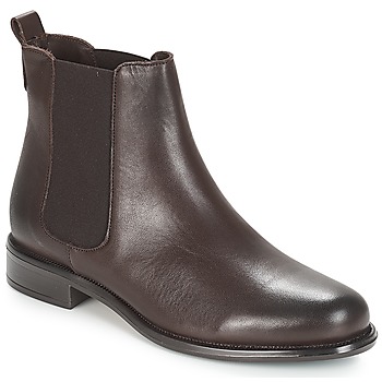 André  CARAMEL  women's Mid Boots in Brown. Sizes available:3.5