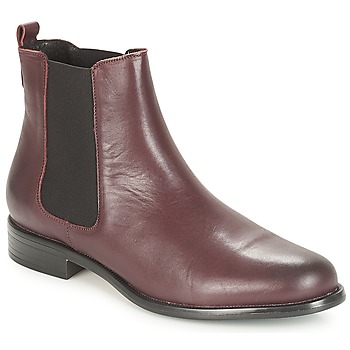 André  CARAMEL  women's Mid Boots in Red. Sizes available:7.5