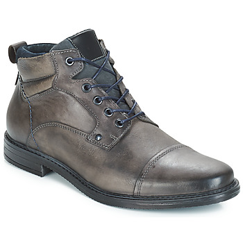 André  VERON  men's Mid Boots in Grey. Sizes available:6.5