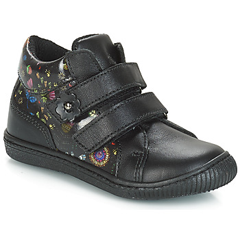 Shoes Girl Low top trainers Citrouille et Compagnie JUPETTE Black / Flowers