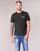 Clothing Men Short-sleeved t-shirts Emporio Armani EA7 JAZKY Black / Gold