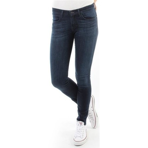 Clothing Women Skinny jeans Wrangler CORYNN BLUE SHELTER W25FU466N Blue