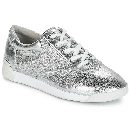 Shoes Women Low top trainers MICHAEL Michael Kors ADDIE LACE UP Silver