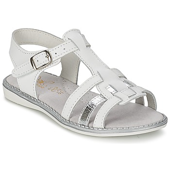 Shoes Girl Sandals Citrouille et Compagnie ROLUI White