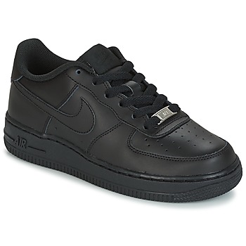 Shoes Children Low top trainers Nike AIR FORCE ONE KIDS Black