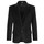 Clothing Men Coats De La Creme Luxury Velvet Formal/Casual Blazer Black