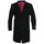 Clothing Men Coats De La Creme Wool and Cashmere Winter Coat Black