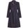 Clothing Women Trench coats De La Creme Winter Wool & Cashmere Belted Long Military Trench Coat Grey