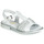 Shoes Girl Sandals GBB MESSENA White / Silver