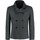 Clothing Men Coats De La Creme Tweed Short Winter Wool Jacket Black