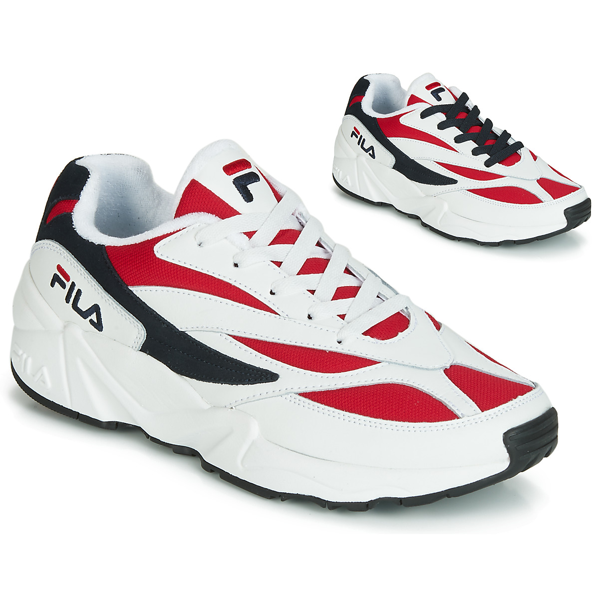 werknemer Oceanië Logisch Fila VENOM LOW White / Red - Shoes Low top trainers Men £ 91.00