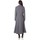 Clothing Women Coats De La Creme Long Military Wool Cashmere Winter Coat Grey