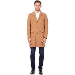 Clothing Men Coats De La Creme Cashmere Wool Winter Coat BEIGE
